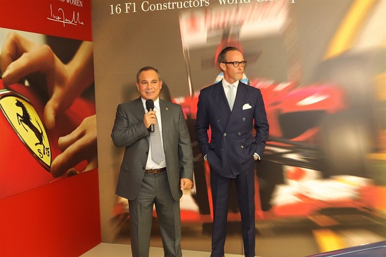 Ferrari Showroom Opening in Verdun